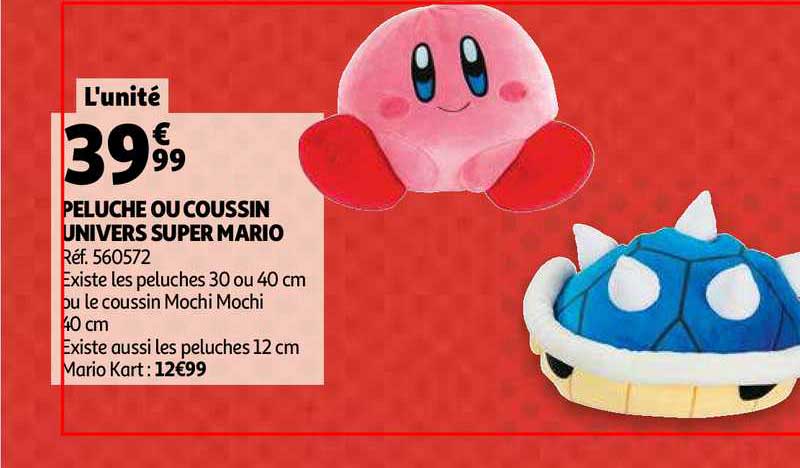 Peluche Ou Coussin Univers Super Mario