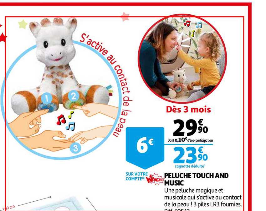 peluche touch and music