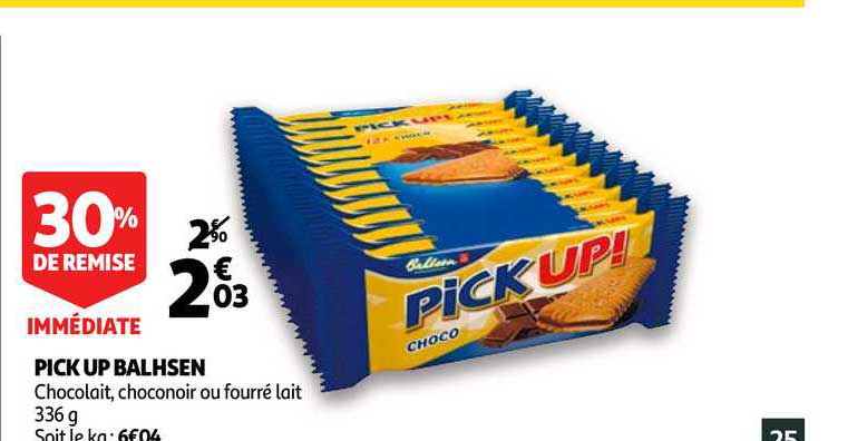 pick up balhsen 30% de remise immédiate