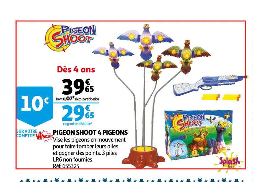 pigeon shoot 4 pigeons