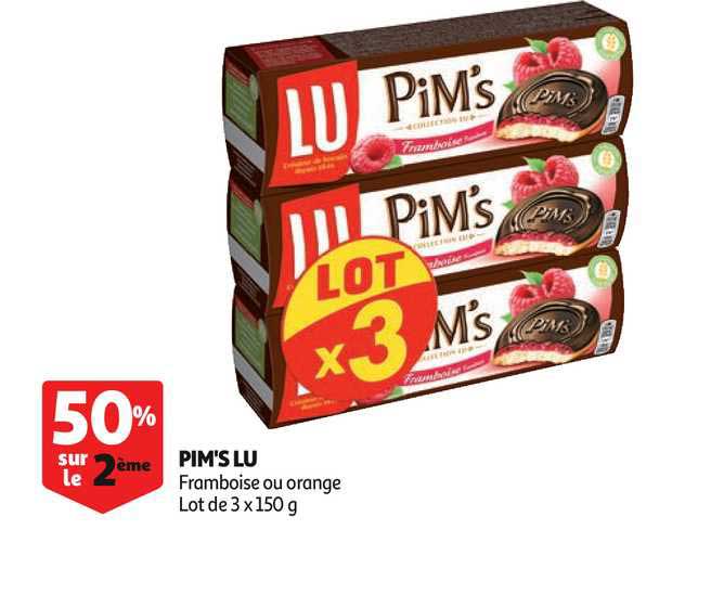 Pim's Lu 50% Sur Le 2ème