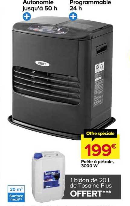 Poêle à Pétrole 3000 W