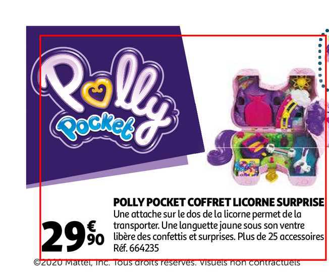 Polly Pocket Coffret Licorne Suprise