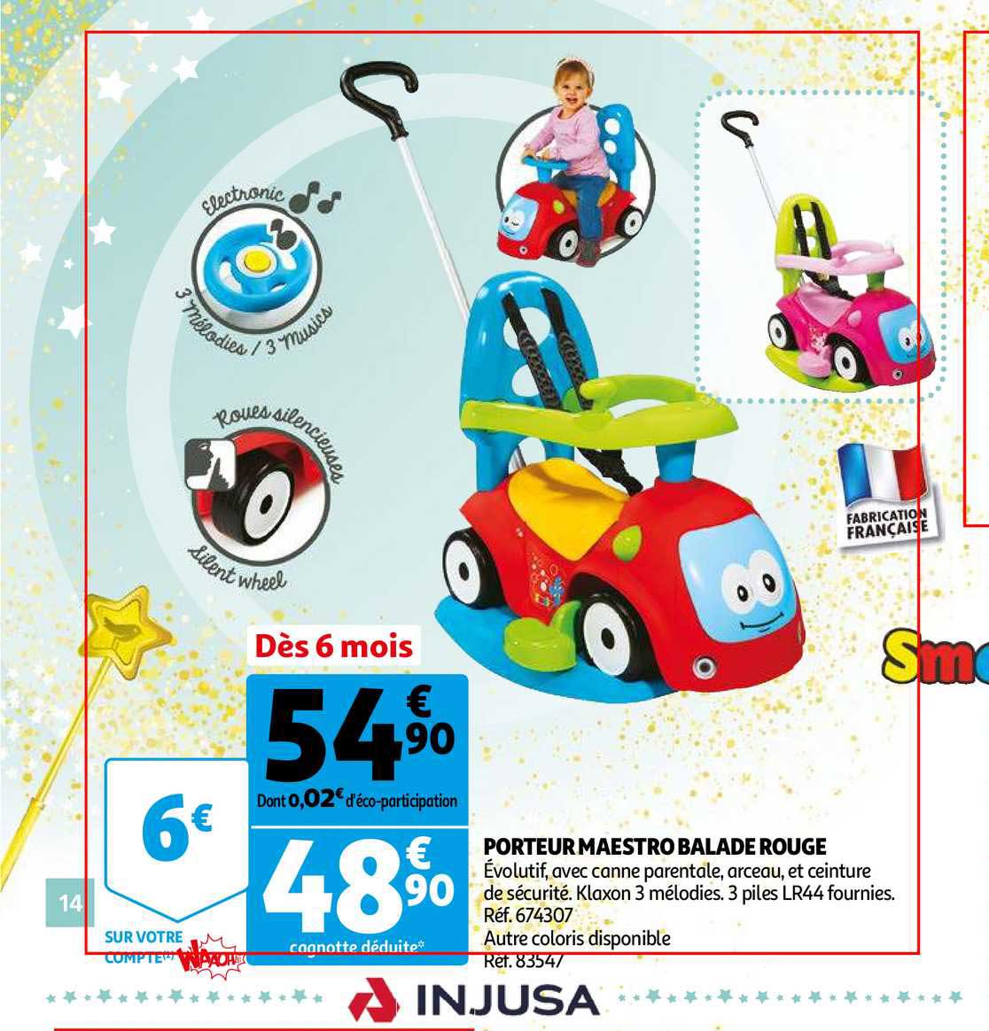 porteur maestro balade rouge