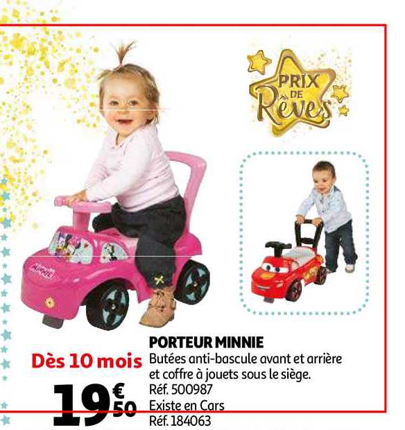 porteur minnie prix de rêves