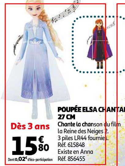 poupée chantante 27 cm