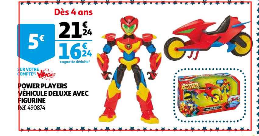 power players véhicule deluxe avec figurine