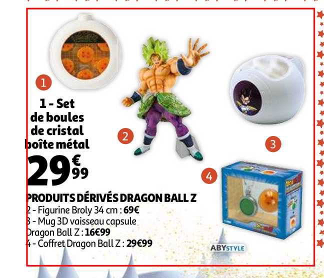 produits dérivés dragon ball z