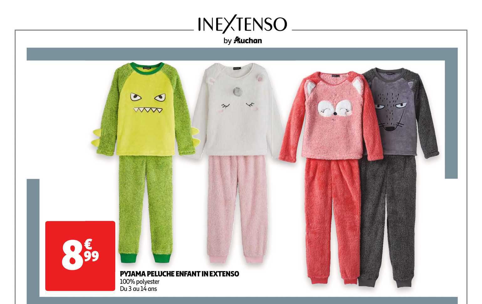 pyjama peluche enfant in extenso