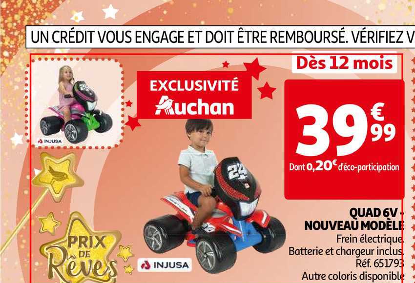Quad 6v Nouveau Modèle