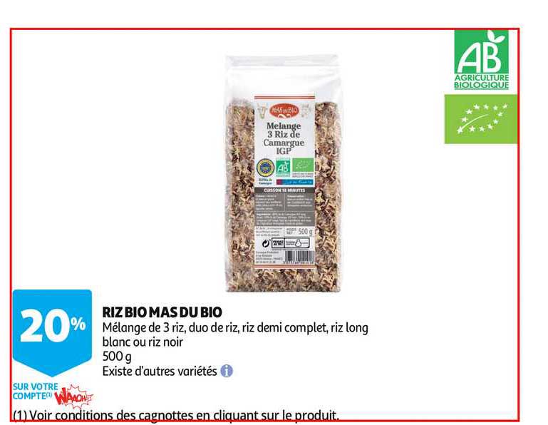 riz bio mas mas du bio