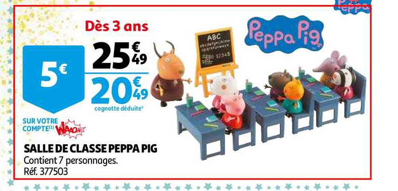 salle de classe peppa pig