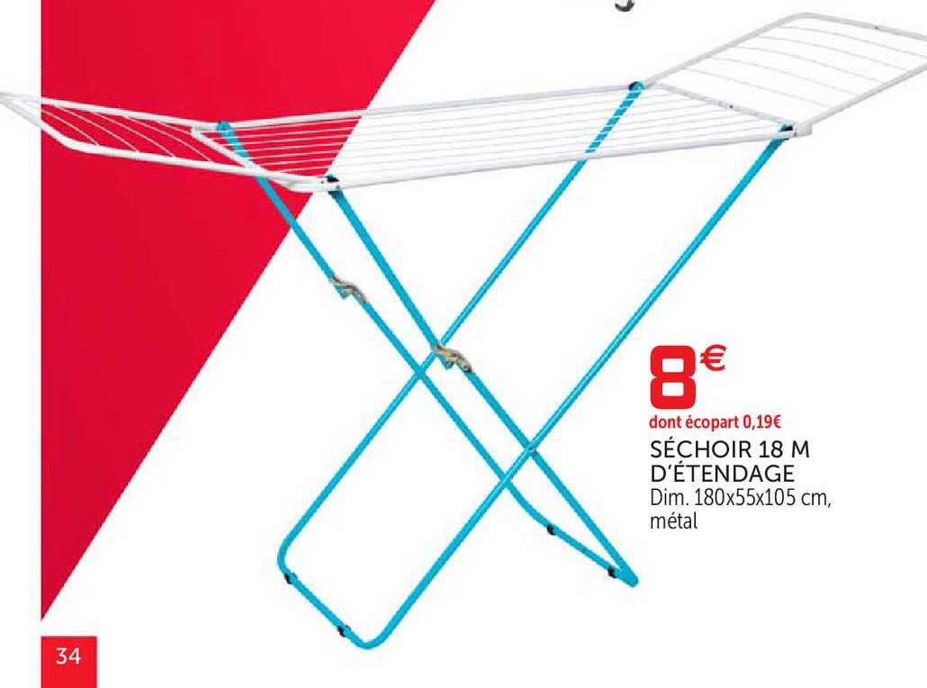 Séchoir 18 M D'étendage