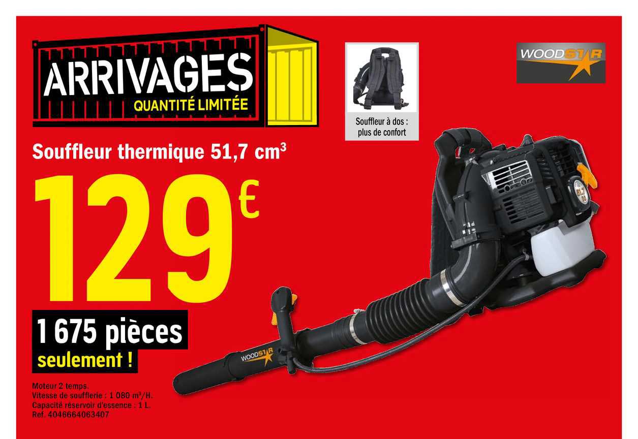 souffleur thermique 51.7 cm3