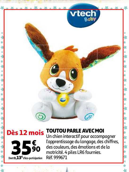 toutou parle avec moi vtech baby