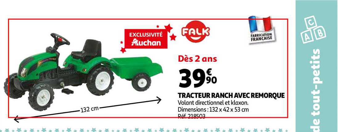 tracteur ranch avec remorque