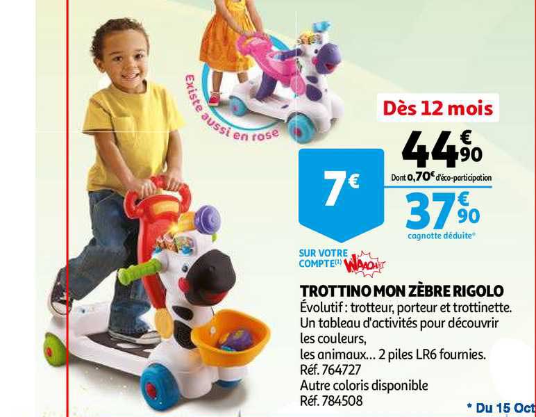 trottino mon zèbre rigolo