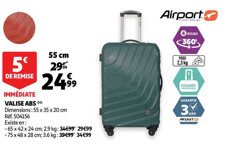 valise abs airport travel design