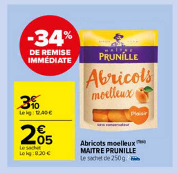 abricots moelleux maître prunille