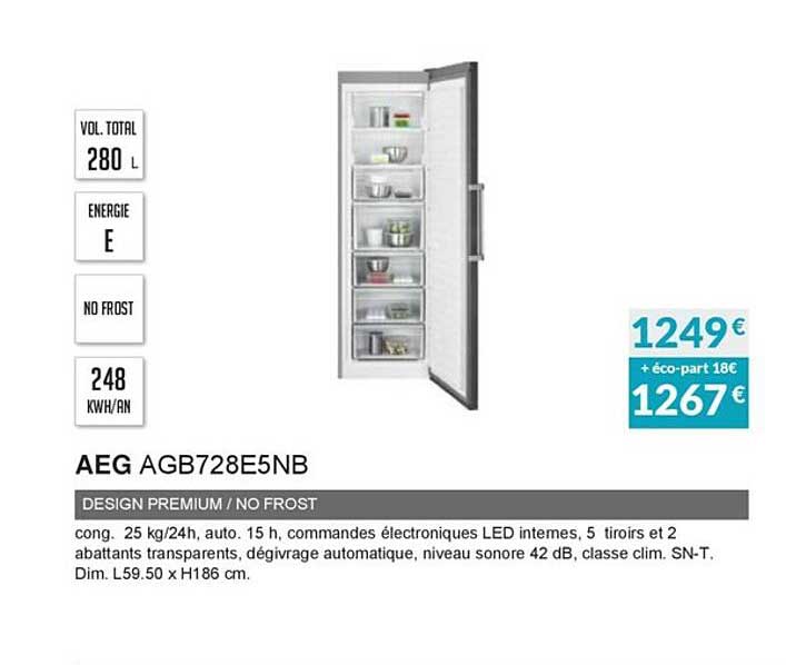 aeg agb728e5nb design premium no frost