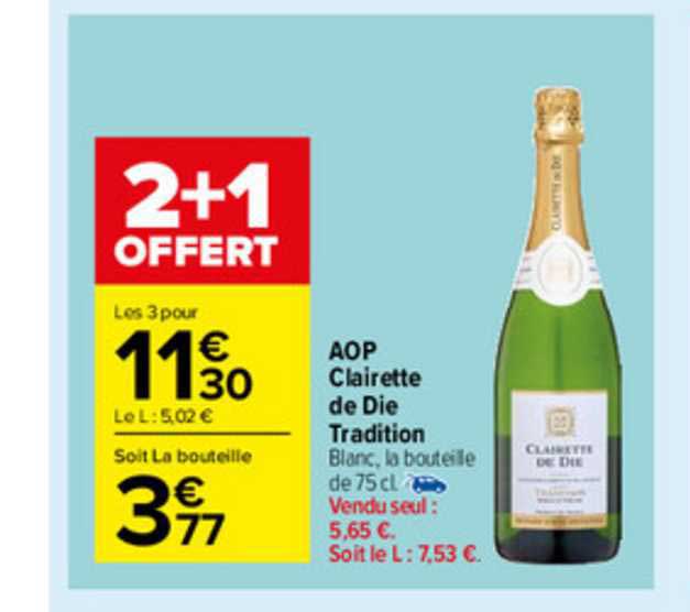 aop clairette de die tradition