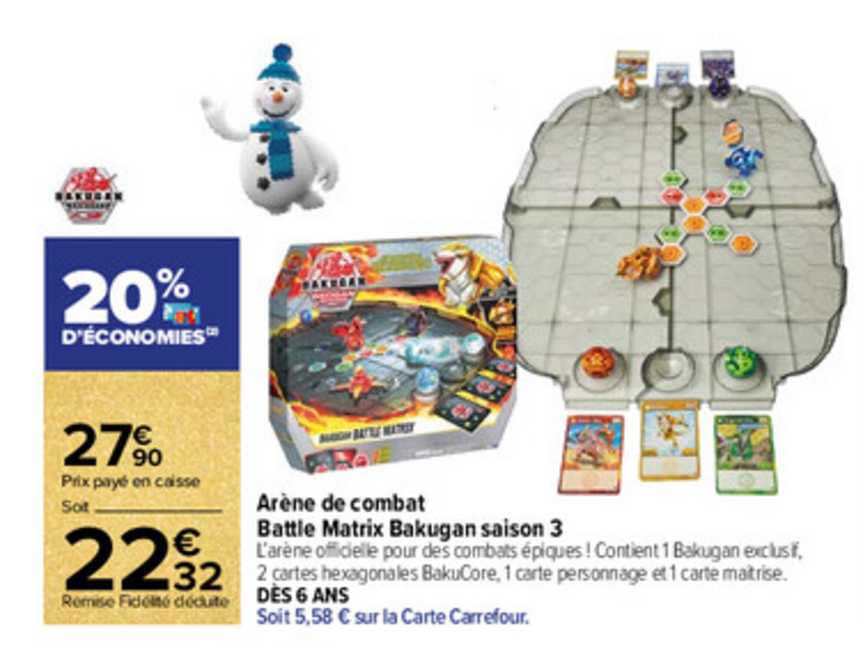 arène de combat battle matrix bakugan saison 3