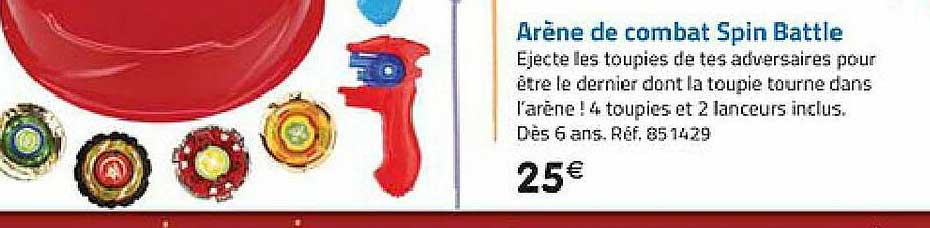 arène de combat spin battle
