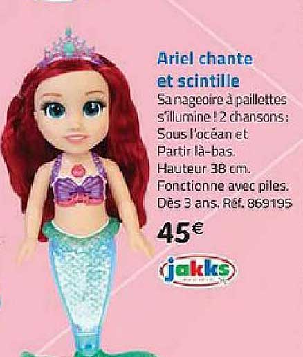 Ariel Chante Et Scintille Jakks