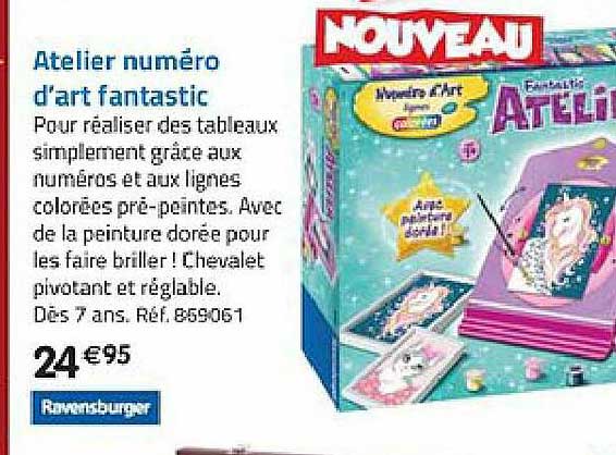 Atelier Numéro D'art Fantastic Ravensburger
