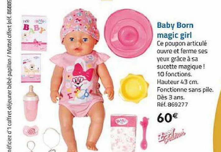 baby born magic girl