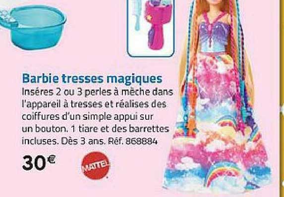 barbie tresses magiques mattel