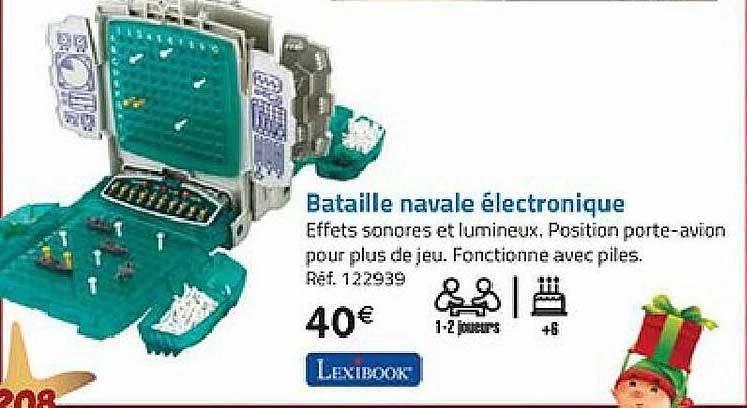 bataille navale électronique lexibook