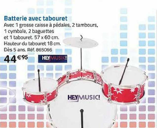 Batterie Avec Tabouret