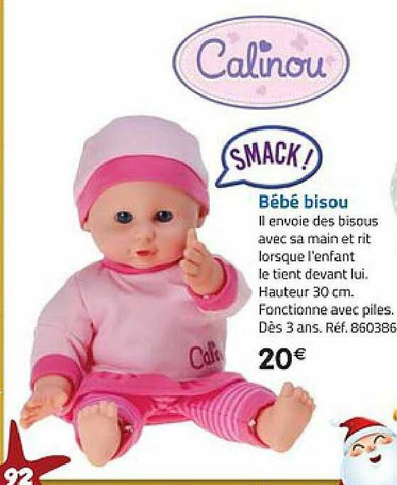 bebé bisous calinou