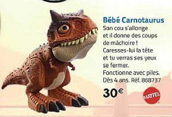 bébé carnotaurus mattel