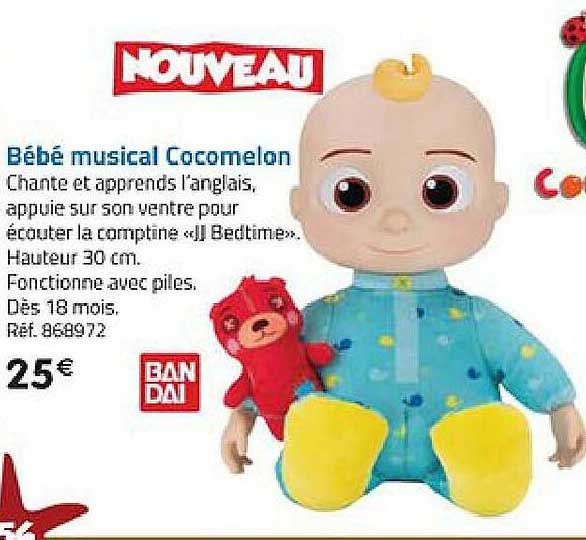 bébé musical cocomelon ban dan