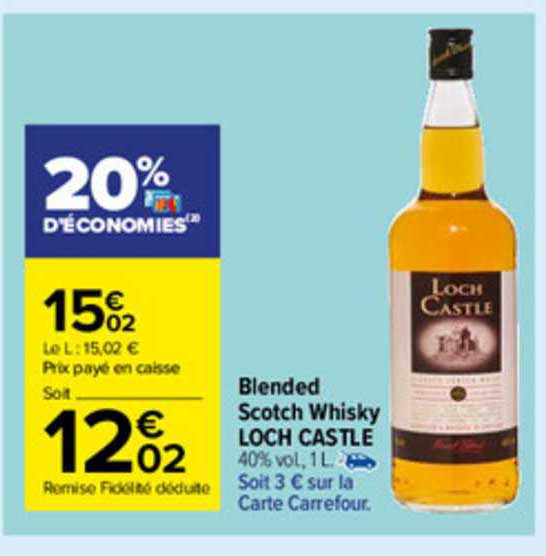 blended scotch whisky loch castle