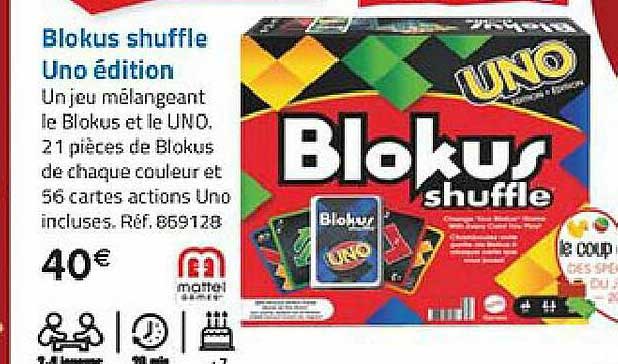 blokus shuffle uno édition mottel games