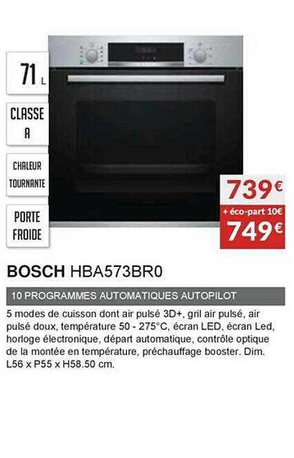 bosch hba572bro 10 programmes automatiques autopilot