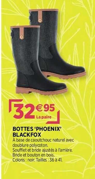 bottes 'phoenix' blackfox