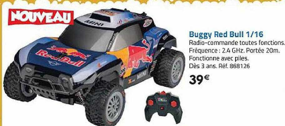 buggy red bull 1 16