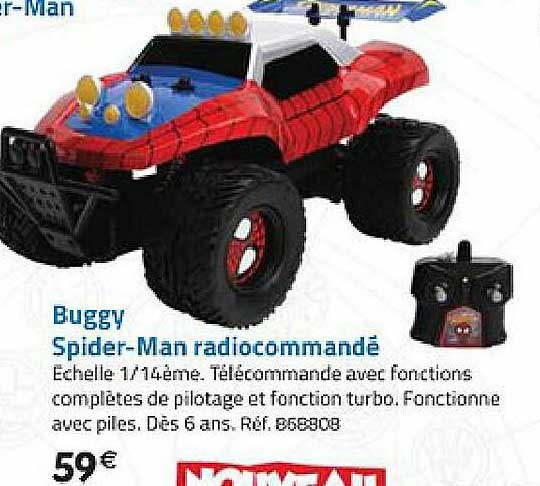 buggy spider-man radicommandé