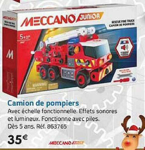 Camion De Pompiers  Meccano