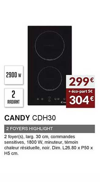 candy cdh30 2 foyers highlight