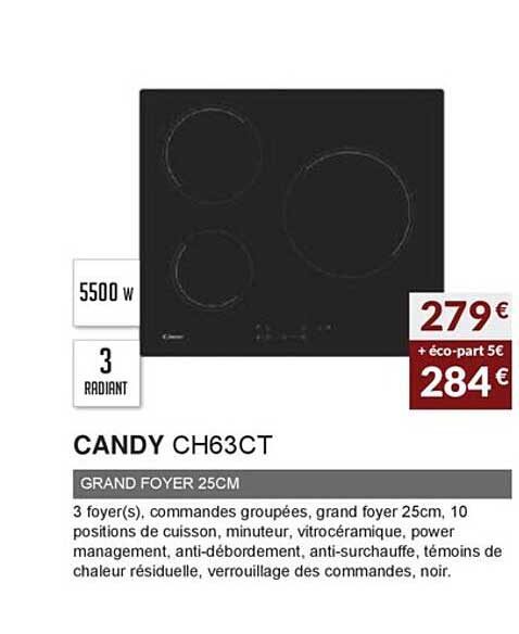 candy ch63ct grand foyer 25cm