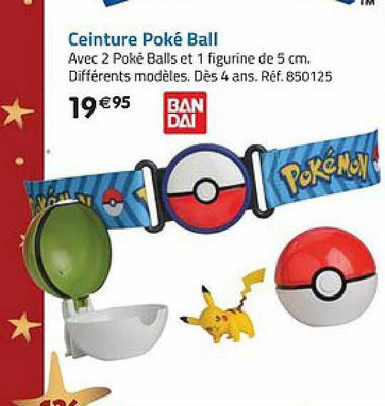 ceinture poké ball ban dai