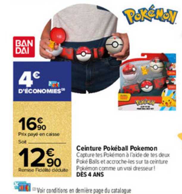 Ceinture Pokéball Pokemon