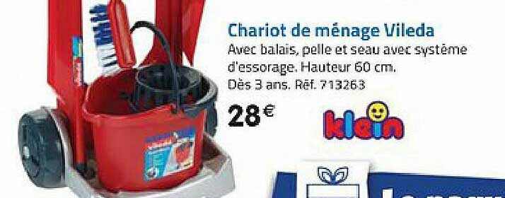 chariot de ménage vileda klein