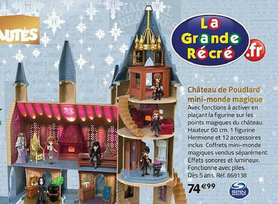 Chateau De Poudlard Mini-monde Magique