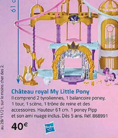 château royal my little pony hasbro